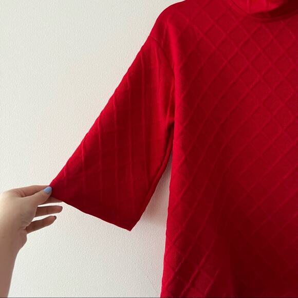 Anthropologie Sunday in Brooklyn Mollie Mock Neck Button Top - Picture 3 of 6